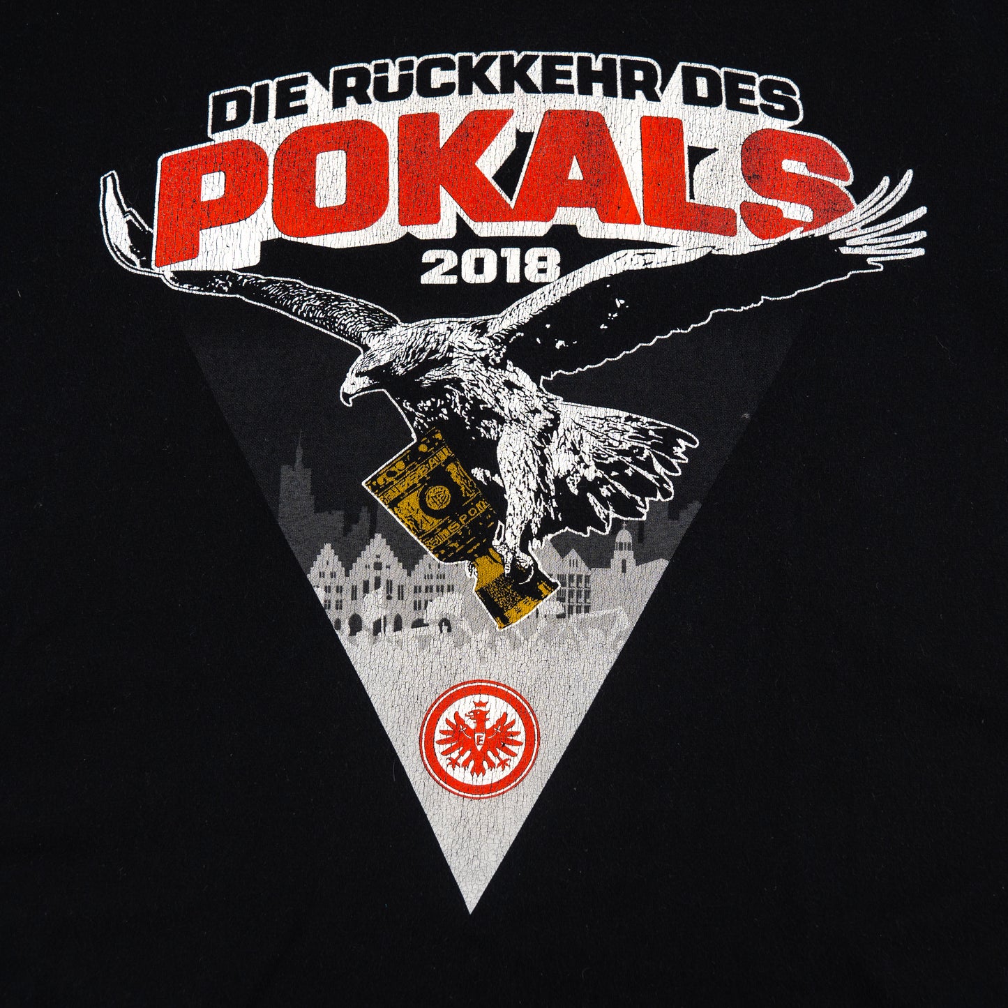 2018 Frankfurt DFB Pokal T-Shirt // L