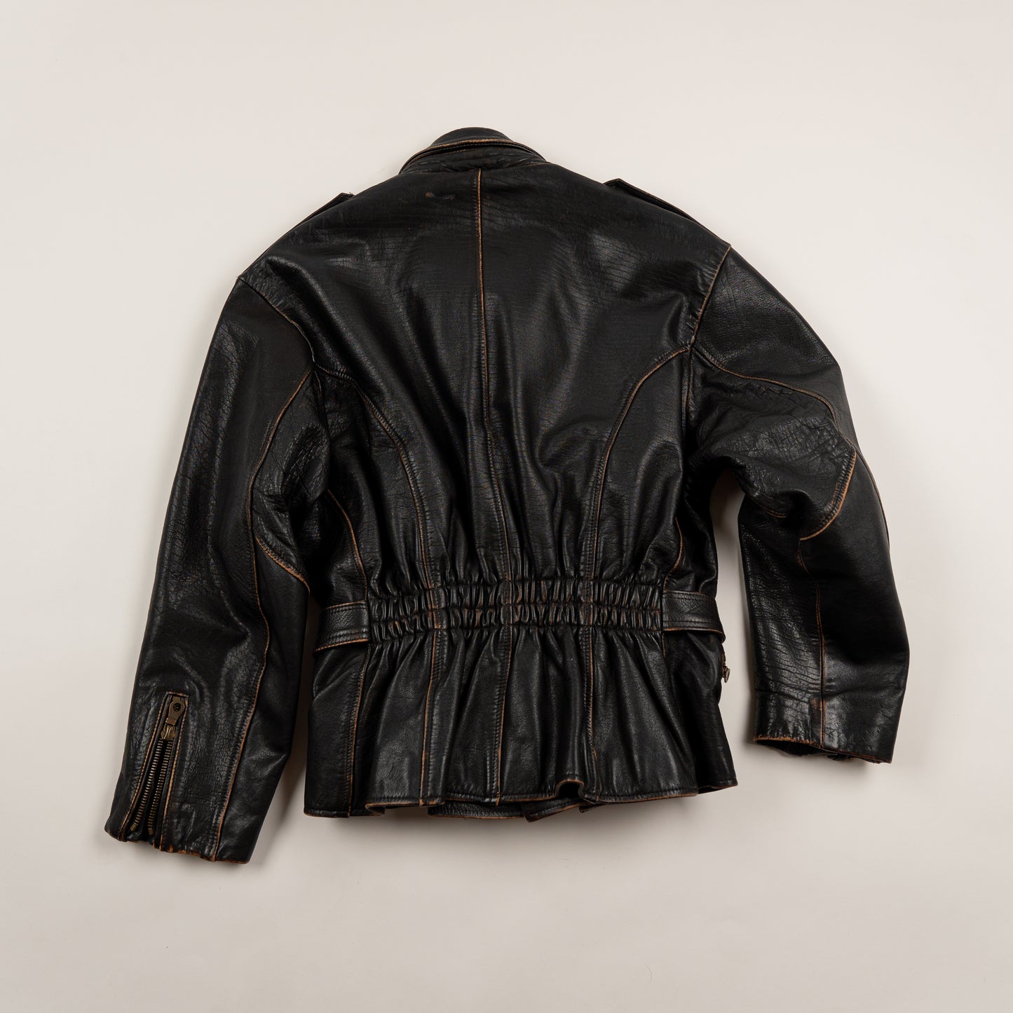 Lederjacke // S