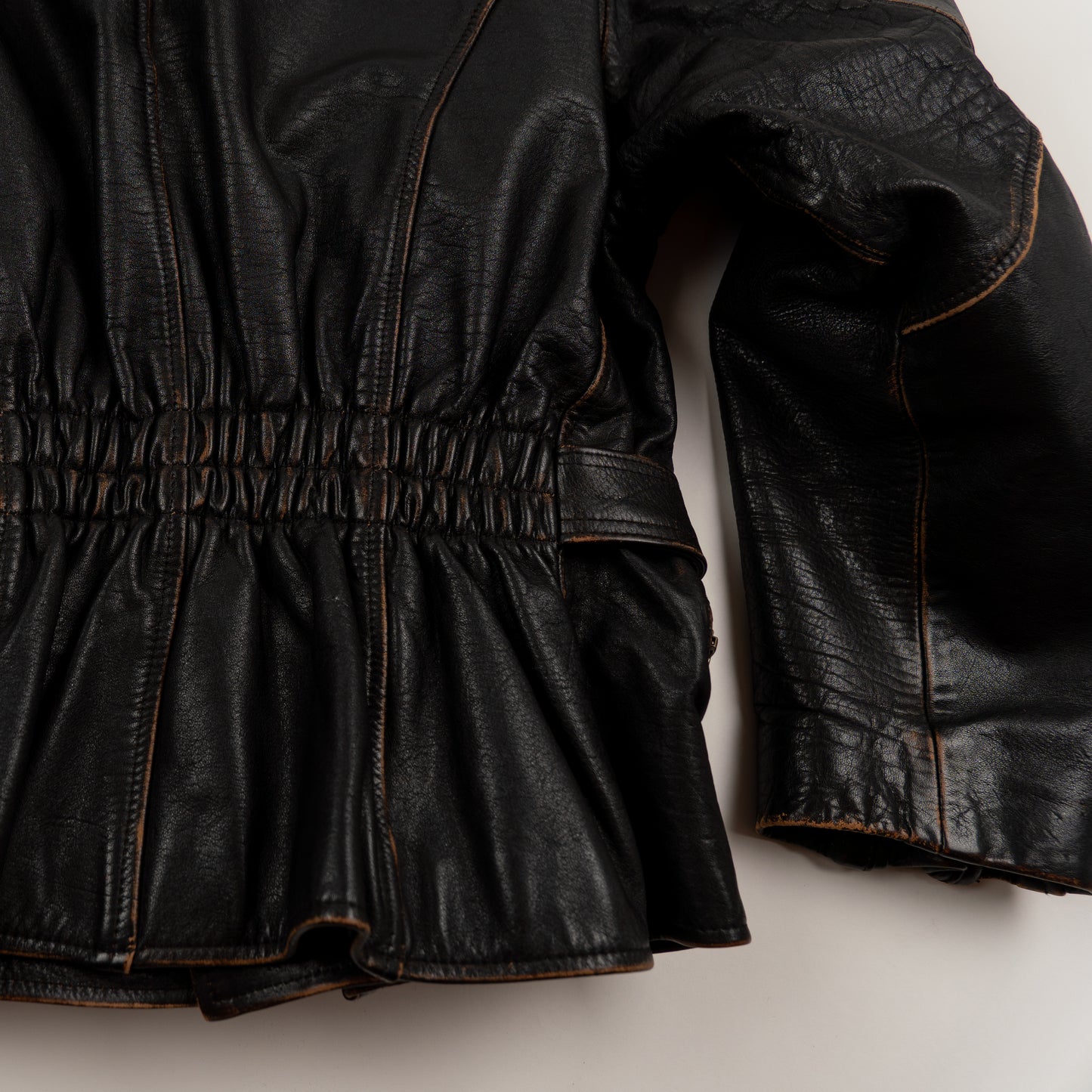 Lederjacke // S