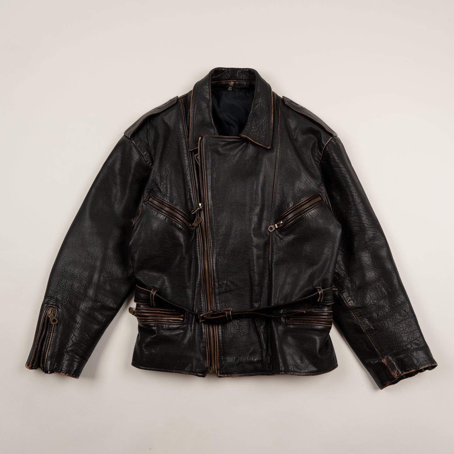 Lederjacke // S