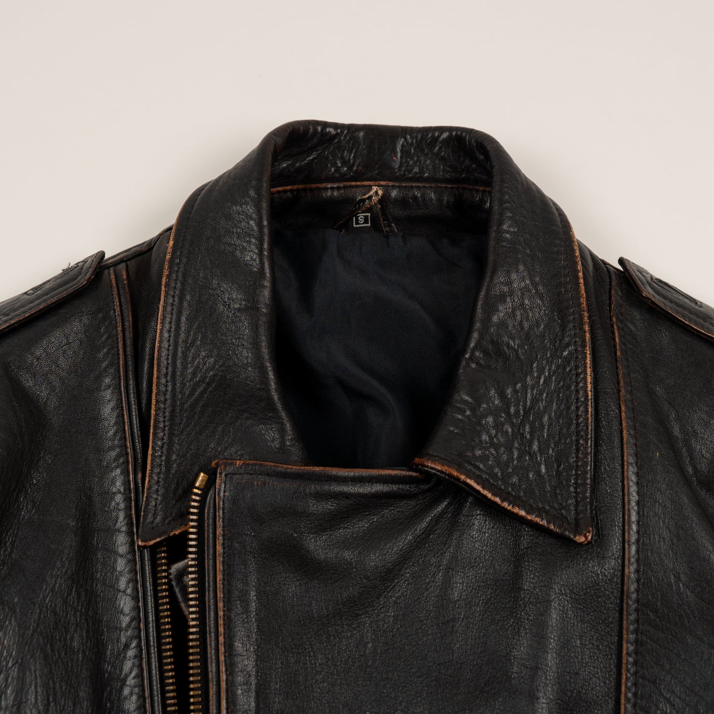 Lederjacke // S