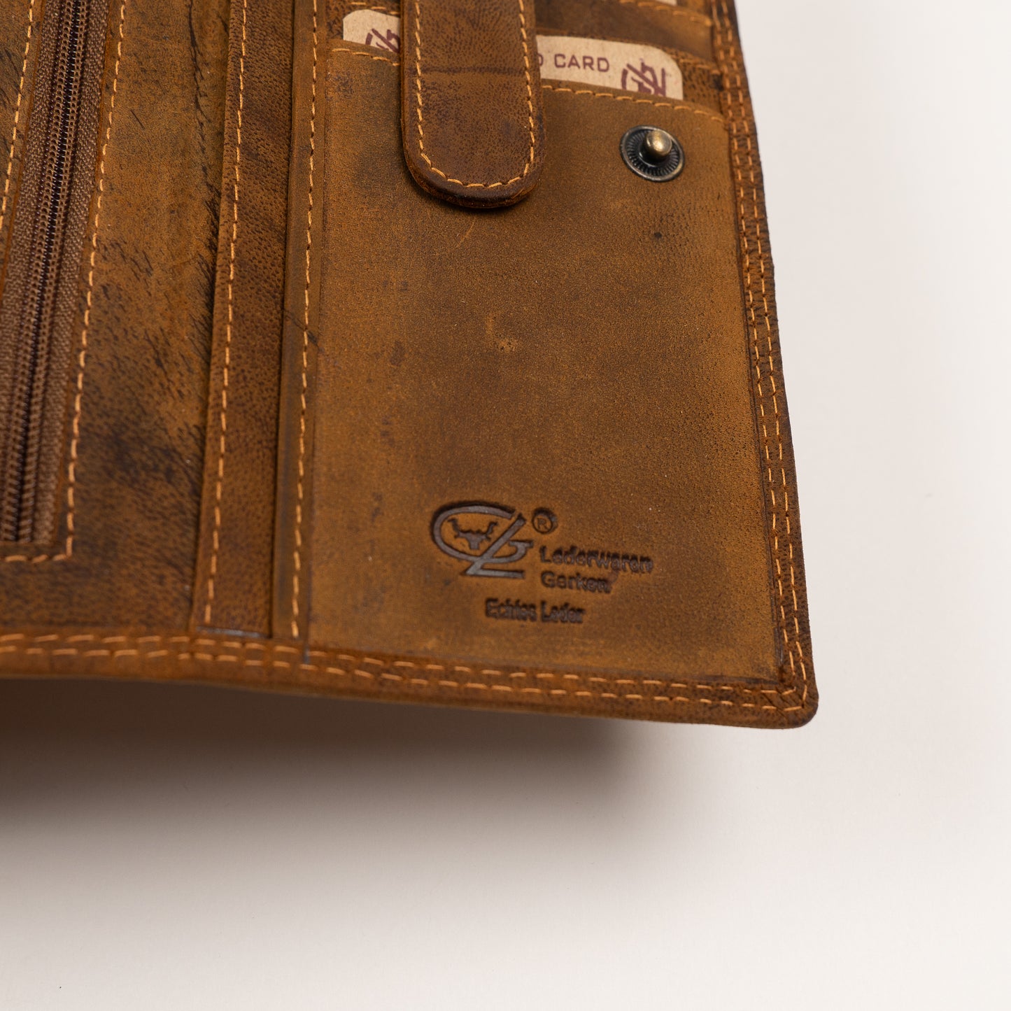 Leder Portemonnaie