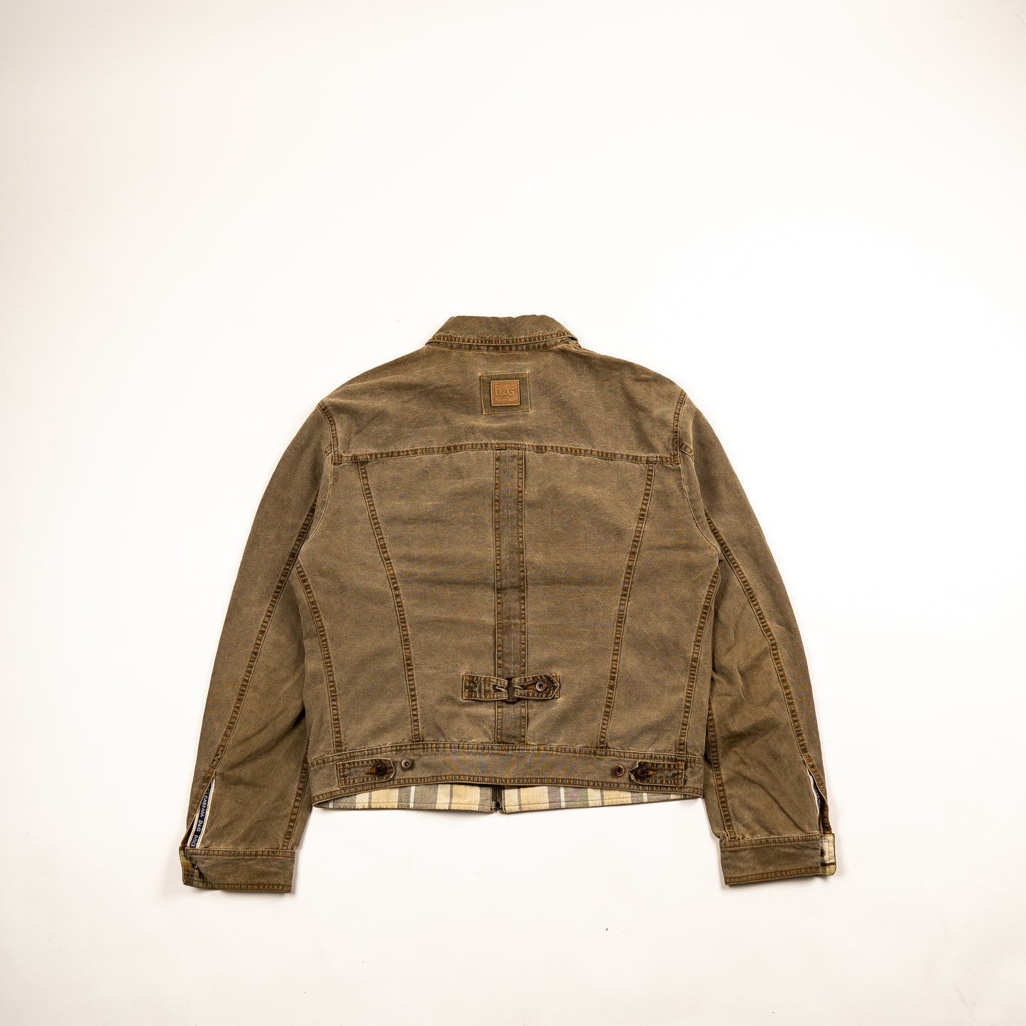 90s Dolce & Gabbana Cropped Jeansjacke // XL