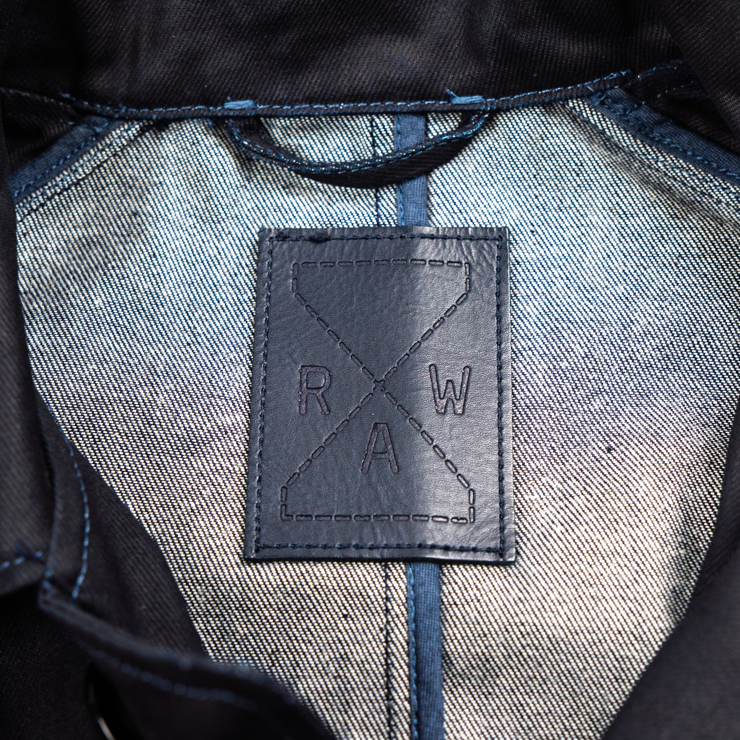 G-Star Raw Denim waxed Jacke // XL